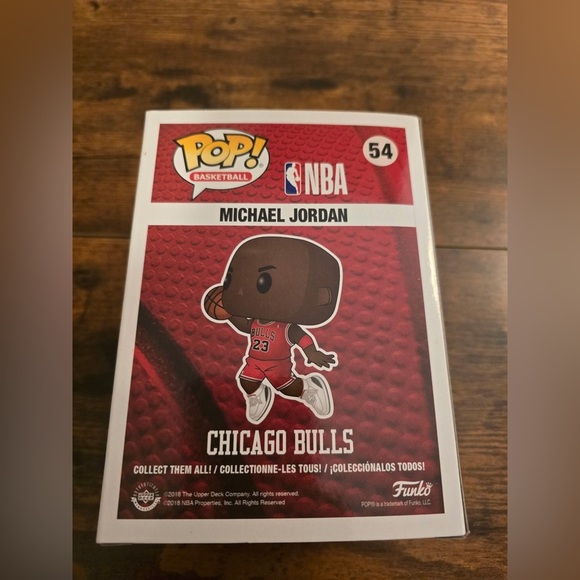 Funko Pop Chicago Bulls Michael Jordon #54 NBA - Picture 3 of 5